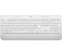 Logitech Signature K650,Clavier sans fil Ergonomique Entier avec Repose-Poignets, AZERTY Belge - Blanc