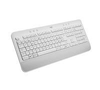 Logitech Signature K650,Clavier sans fil Ergonomique Entier avec Repose-Poignets, QWERTY Espagnol - Blanc
