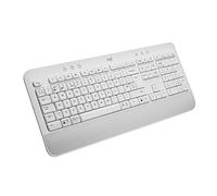 Logitech Signature K650,Clavier sans fil Ergonomique Entier avec Repose-Poignets, QWERTY US International - Blanc