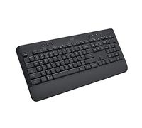 Logitech Signature K650 Comfort Full-Size Wireless Keyboard with Wrist Rest, BLE Bluetooth Or Logi Bolt USB Receiver, Deep-Cushioned Keys, Numpad, Compatible with Most OS/PC/Window/Mac - Graphite