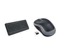 Logitech Signature K650 Wireless Keyboard - Grey & M185 Wireless Mouse, 2.4GHz w