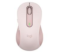 Logitech Signature M650 L, Droitier, Optique, RF sans fil + Bluetooth, 4000 DPI, Rose 910-006237