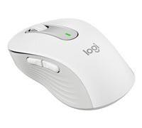 Logitech Signature M650 L LEFT - souris - grande taille - Bluetooth, 2.4 GHz - blanc cassé