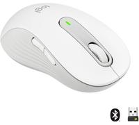 Logitech Signature M650 L LEFT Souris radio, Bluetooth Taille: L optique blanc 5 Boutons 4000 dpi