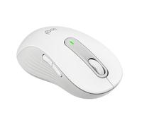 Logitech Souris sans fil Signature M650 L – pour gaucher, mains larges, clics silencieux, blanc