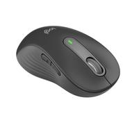 Logitech Signature M650 L Left Souris sans Fil, pour Mains Larges, Clics Silencieux, Boutons de Côtés Programmables, Bluetooth, Multi Appareils Compatible - Gris