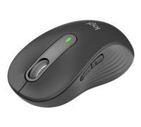 Logitech Signature M650 L pour les entreprises - souris - Bluetooth, 2.4 GHz - graphite