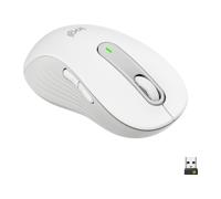 Logitech Signature M650 L - souris - grande taille - Bluetooth, 2.4 GHz - blanc cassé