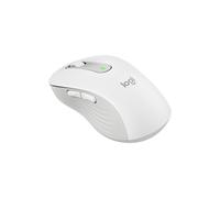 Logitech Signature M650 L - Souris Optique 4000 DPI RF sans fil + Bluetooth - 5 Boutons - Scroll Vertical - Autonomie 24 mois - Blanc - Compatible Windows, macOS, Linux, Android, iPadOS