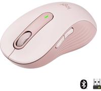 Logitech Signature M650 L Souris radio, Bluetooth Taille: L optique rose 5 Boutons 4000 dpi