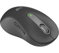 Logitech Signature M650 L Souris sans fil gauche pour gauchers de grande taille, batterie de 2 ans, clics silencieux, boutons latéraux personnalisables, Bluetooth, pour