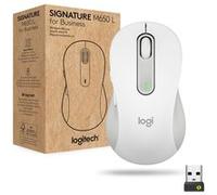 Logitech Signature M650 pour les entreprises - Souris - sans fil - 2.4 GHz, Bluetooth - récepteur USB Logitech Logi Bolt - blanc cassé Blanc G