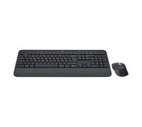 Logitech Signature MK650 Combo for Business - Ensemble clavier et souris - sans fil - Bluetooth LE - AZERTY - Français - graphite