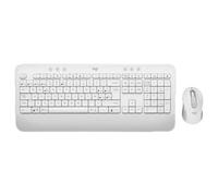 Logitech Signature MK650 Combo for Business - Ensemble clavier et souris - sans fil - Bluetooth LE - QWERTY - Espagnol - blanc cassé