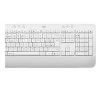 Logitech 920-011026 clavier Souris incluse Bureau Bluetooth QWERTY Espagnole Blanc