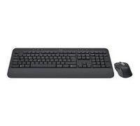 Logitech Signature MK650 Combo for Business - Ensemble clavier et souris - sans fil - Bluetooth LE - QWERTY - Italien - blanc cassé G