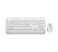 Logitech Signature MK650 Combo for Business - Ensemble clavier et souris - sans fil - Bluetooth LE - QWERTY - Espagnol - blanc cassé