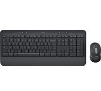 Logitech Signature MK650 for Business - Ensemble clavier et souris - sans fil - 2.4 GHz, Bluetooth LE - QWERTY - espagnol - graphite