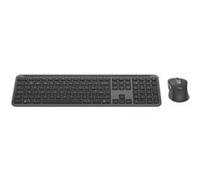 Logitech Signature Slim Combo MK950 - Ensemble clavier et souris - 100% - full size - sans fil - Bluetooth 5.1 LE - QWERTZ - Suisse - graphite G