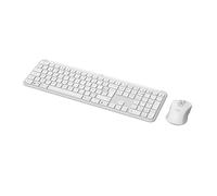 Logitech Ensemble clavier et souris MK950 Signature Slim – Sans fil AZERTY FR, Bluetooth 5.1, Blanc
