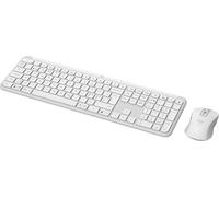 Logitech Signature Slim Combo MK950 - Sans fil - Sans fil RF + Bluetooth - Interrupteur à ciseaux - QWERTY - Blanc