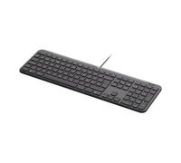 Logitech Signature Slim K620 For Business Tastiera Universale Usb Qwerty Nordic Grafite (logi Wired Keyboard K620 F Business[pa)