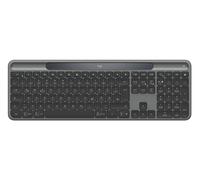 Logitech Clavier sans fil Signature Slim Solar+ Bluetooth, batterie 10 ans, Graphite QWERTZ