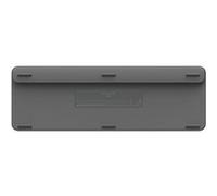 Logitech Signature Slim Solar+ K980 for Business - Clavier - full size - sans fil - Bluetooth LE, USB-C - QWERTY - R.-U. - commutateur : interrupteurs en ciseaux - graphite