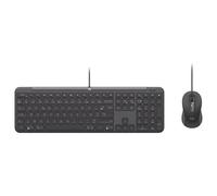 Logitech Signature Slim Wired Combo MK620 for Business - Ensemble clavier et souris - full size - USB-C - AZERTY - Français - graphite
