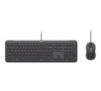 Logitech Signature Slim Wired Combo MK620 for Business - Ensemble clavier et souris - full size - USB-C - QWERTY - International US - graphite G