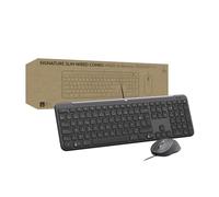 Logitech Ensemble clavier et souris filaire Signature Slim MK620 – USB-C, AZERTY, Graphite