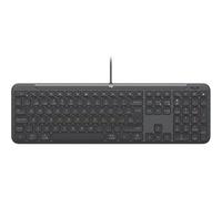 Logitech Signature Slim Wired K620 for Business - Clavier - full size - USB-C - QWERTY - Espagnol - Europe G