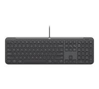 Logitech Signature Slim Wired K620 for Business - Clavier - full size - USB-C - QWERTY - R.-U. G