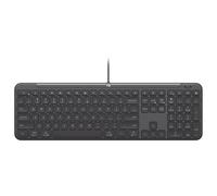 Logitech Signature Slim Wired K620 For Business clavier Universel USB QWERTY Espagnole Graphite