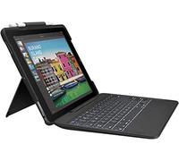 Logitech Slim Combo Etui iPad, Clavier Détachable, iPad Pro 10.5 Pouces (2nd Génération Modèles: A1701, A1709, A1852), Touches Rétroéclairées, Ipad Smart Connector, Clavier QWERTY UK - Noir