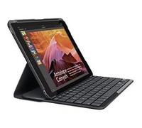 Logitech Slim Folio - Clavier et étui - Bluetooth - QWERTY - Espagnol - noir