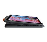 Logitech Slim Folio - Clavier et étui - Bluetooth - QWERTY - Espagnol - graphite - pour Apple 10.2-inch iPad (7ème génération, 8ème génération, 9ème génération)