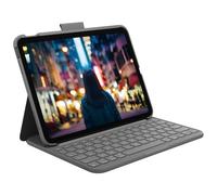 Logitech Slim Folio QWERTY Espagnole Bluetooth Gris