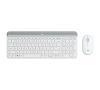 Logitech Slim MK470 Pack clavier souris Universel RF sans fil QWERTY US International Blanc