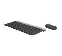 Logitech Slim Wireless Combo MK470 - Ensemble clavier et souris - sans fil - 2.4 GHz - QWERTY - R.-U. - graphite