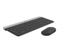 Logitech Slim Wireless Combo MK470 - Ensemble clavier et souris - sans fil - 2.4 GHz - QWERTY - R.-U. - graphite G
