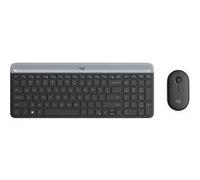 Logitech Slim Wireless Combo MK470 - Ensemble clavier et souris - sans fil - 2.4 GHz - Tchèque - graphite G