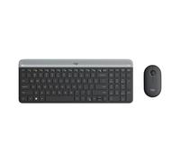 Logitech Slim Wireless Combo Mk470 - Set Tastiera E Mouse