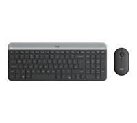 Logitech Slim Wireless Combo Mk470 - Set Tastiera E Mouse