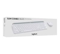 LOGITECH Slim Wireless Keyboard and Mouse Combo MK470 OFFWHITE (FR)