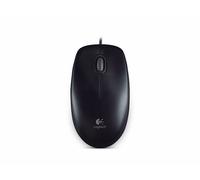 Logitech Souris optique filaire ambidextre B100 800 dpi - Noir