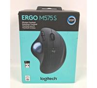 Logitech Trackball ERGO M575S, sans fil, ergonomique – Graphite