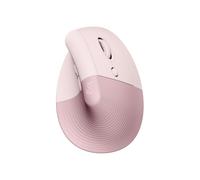 Logitech Souris sans fil Lift ergonomique silencieuse Rose