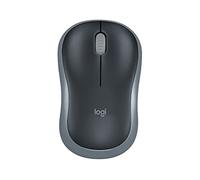 Logitech Souris sans fil M185 – 2.4 GHz, Récepteur USB, 12 mois d'autonomie, 1000 PPP – Gris/Noir