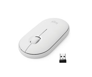 Logitech Souris sans fil Pebble M350 - Blanc